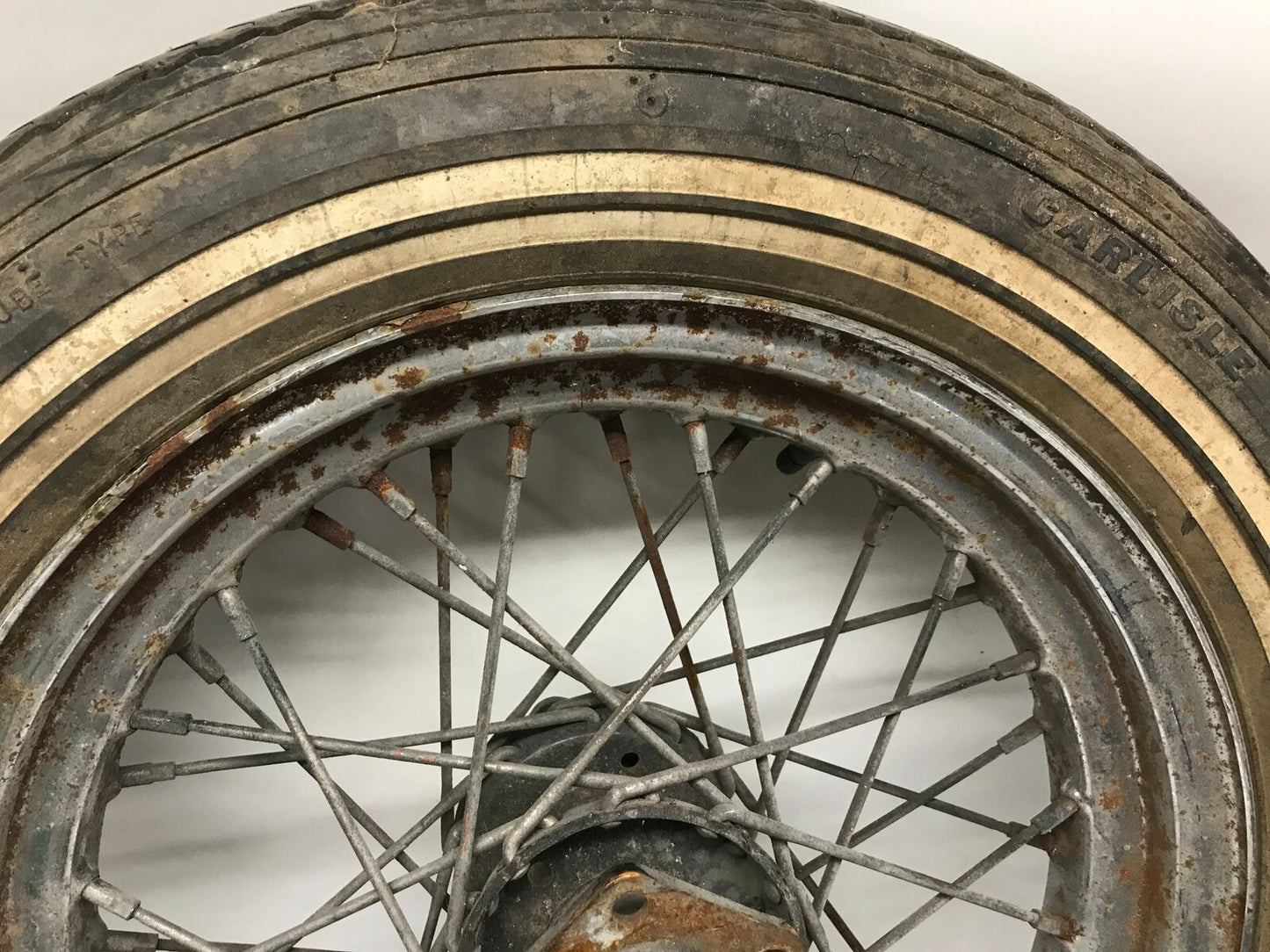 16" Front Harley Shovelhead Chopper Spoke Wheel & Tire