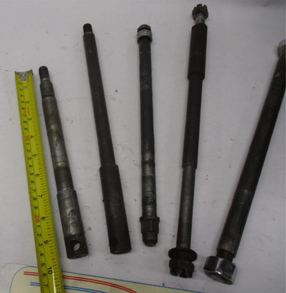 Mixed Lot of (5) Harley Front / Rear Wheel Axles Sportster Dyna Softail #2