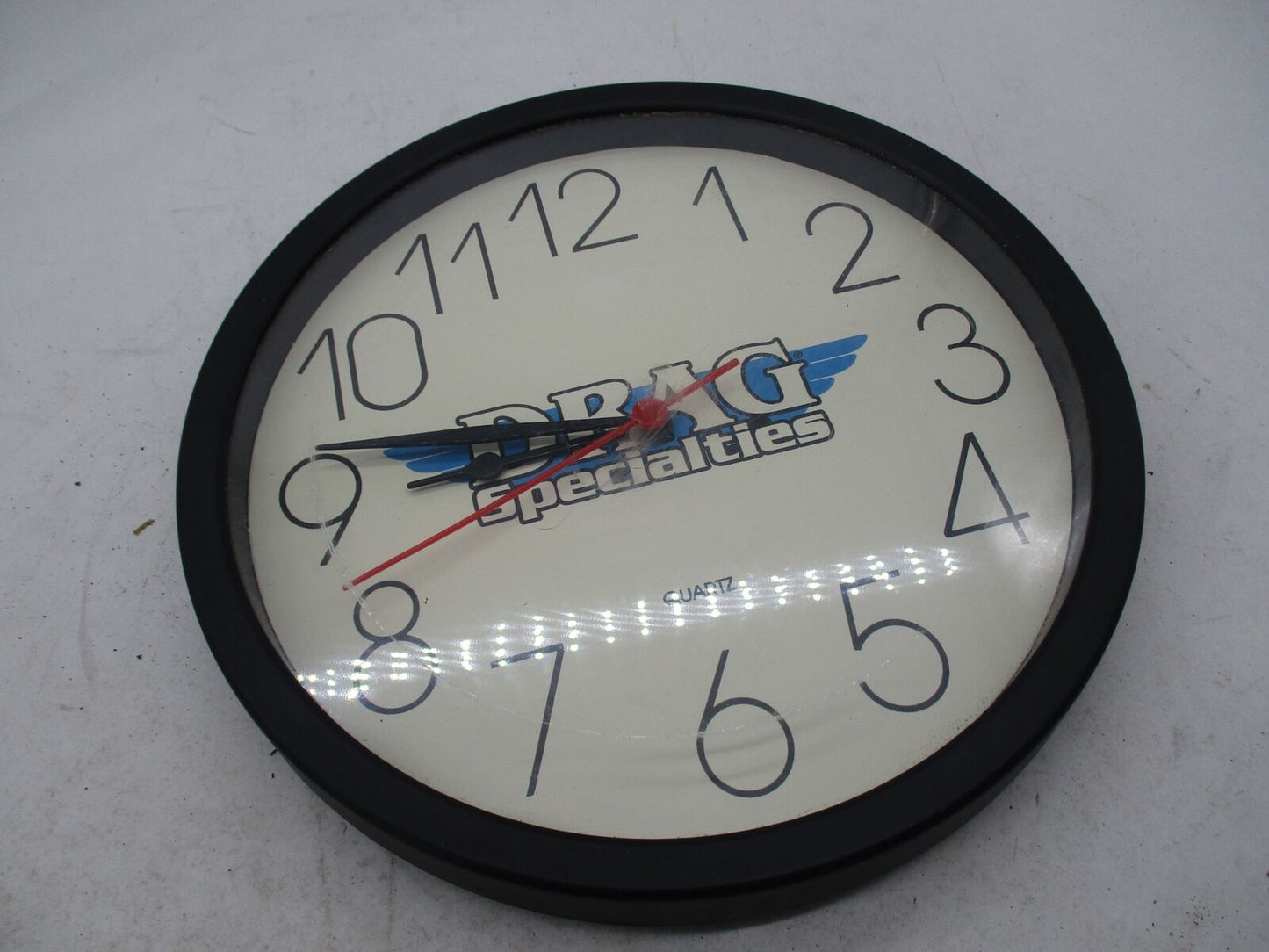 Vintage Drag Specialties Harley Motorcycle Promo Promotional 10" Clock