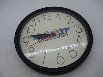Vintage Drag Specialties Harley Motorcycle Promo Promotional 10" Clock