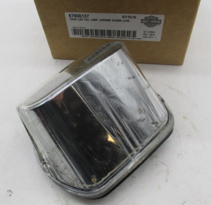 Harley Davidson Trike Led Taillight Lamp Chrome with Smoke Lens 67800137