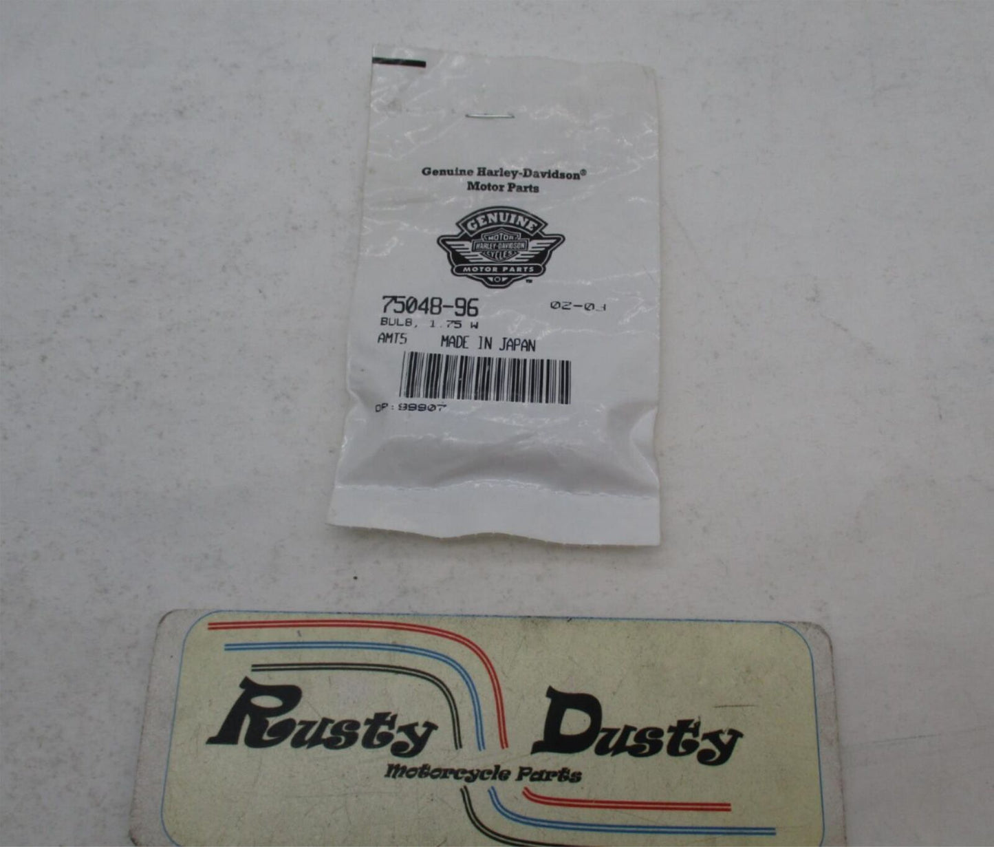 Pack of 5 Harley Davidson Genuine 1.75W Clear Bulbs 75048-96