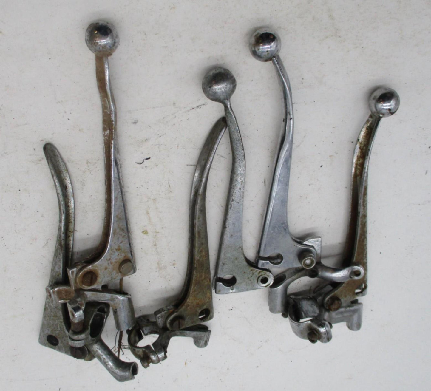 Mixed Lot of Vintage Motorcycle Hand Control Levers Brake Clutch Perches