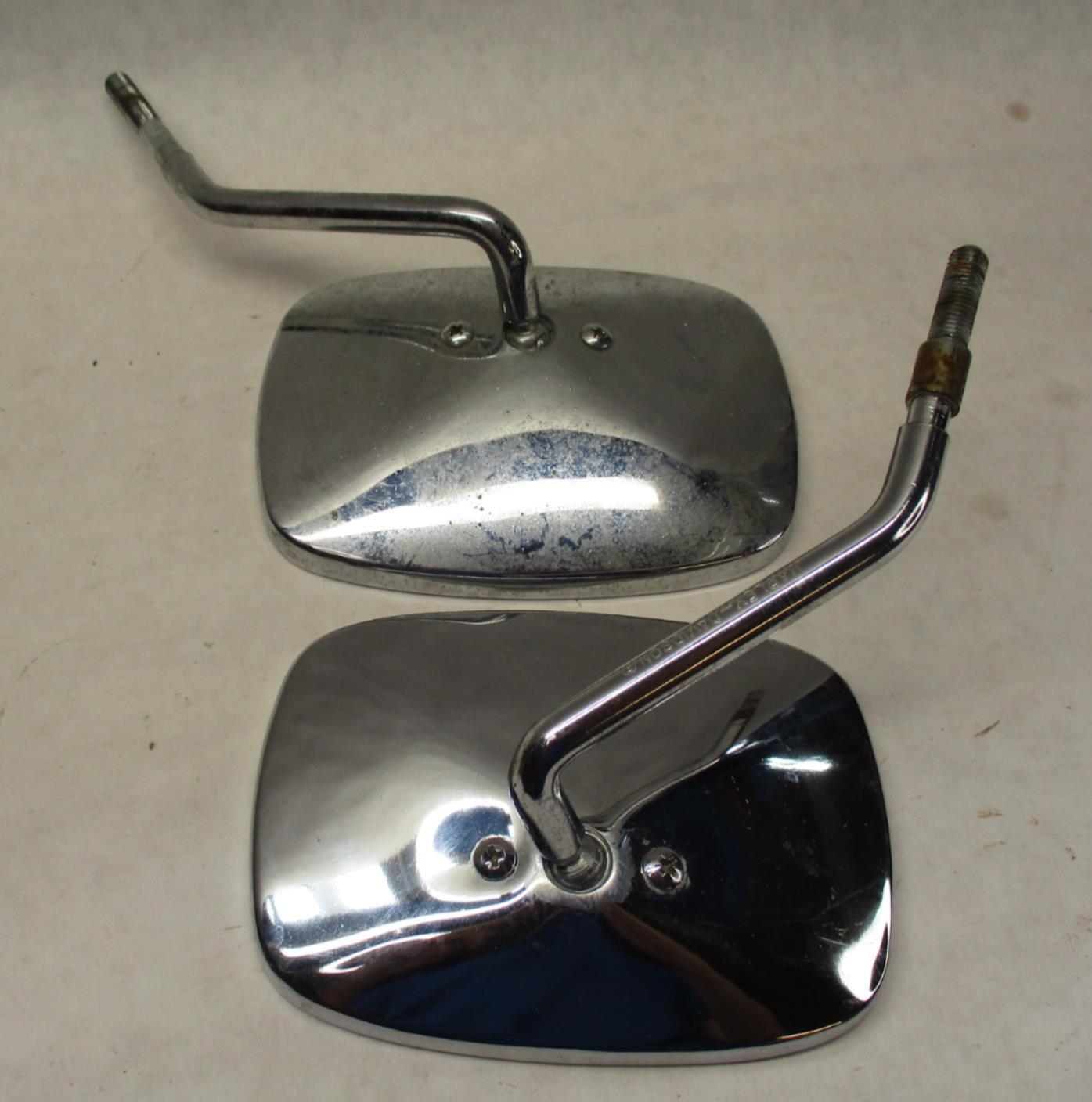 OEM Genuine Harley-Davidson Short Stem Chrome Mirrors Left Right