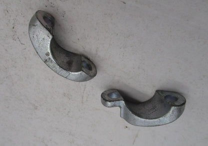Lot of 2 Harley Davidson Same Side Handlebar Riser Clamps Straps Touring Models