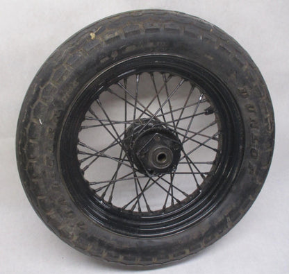 Harley Shovelhead Super Glide Rear Wheel Spoke w/ Tire 40981-73 3/4" Axle