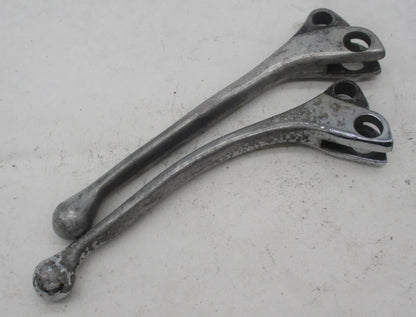Lot of (2) Harley Panhead Knucklehead Set of Brake Clutch Hand Control Levers