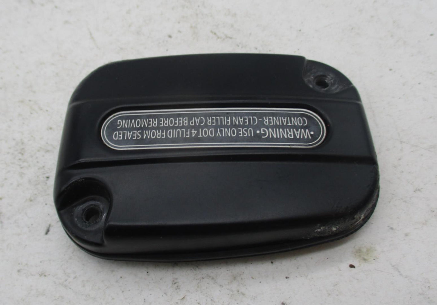 Harley Davidson Black Front Master Cylinder Top Cap Cover 42855-06C