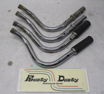 Lot of (4) Harley Ironhead Sportster Left Side Buckhorn Handlebars XLH XLCH KH