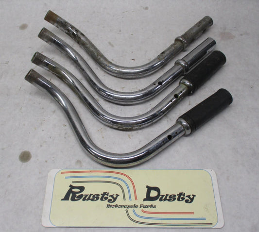 Lot of (4) Harley Ironhead Sportster Left Side Buckhorn Handlebars XLH XLCH KH