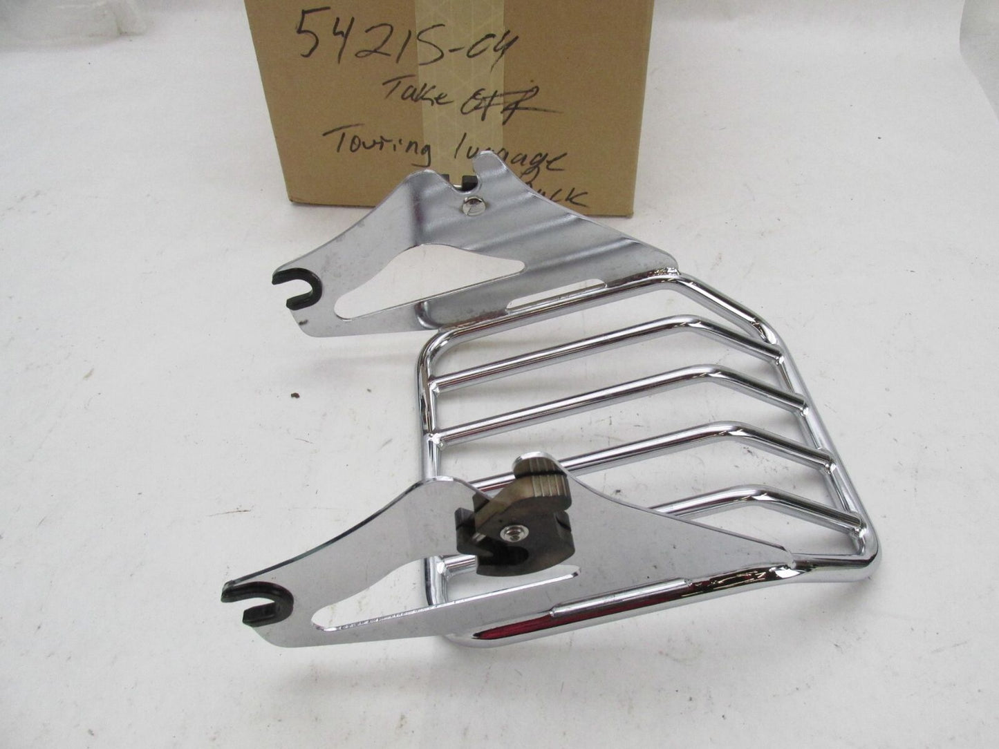 Harley Genuine NOS 09+ Touring Chrome Two Up Detachable Luggage Rack 50300042