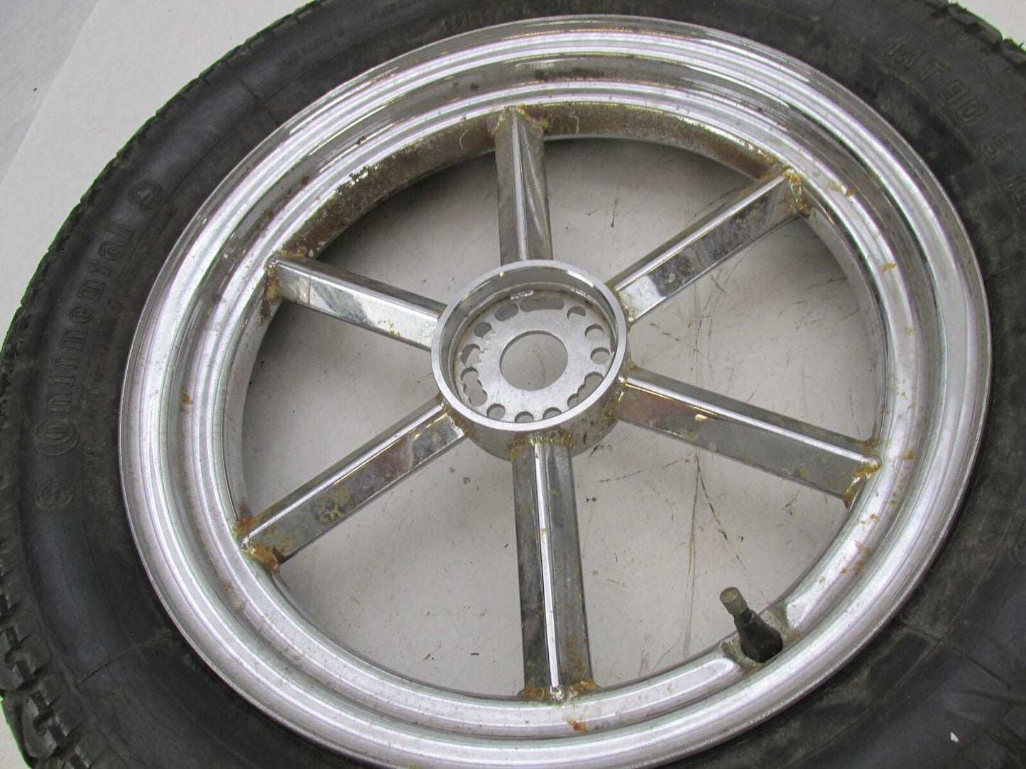 Harley Davidson 6 Spoke Invader Chrome Chopper Multi-fit Wheel Rim 16x3
