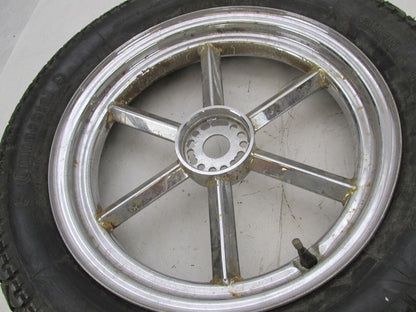 Harley Davidson 6 Spoke Invader Chrome Chopper Multi-fit Wheel Rim 16x3