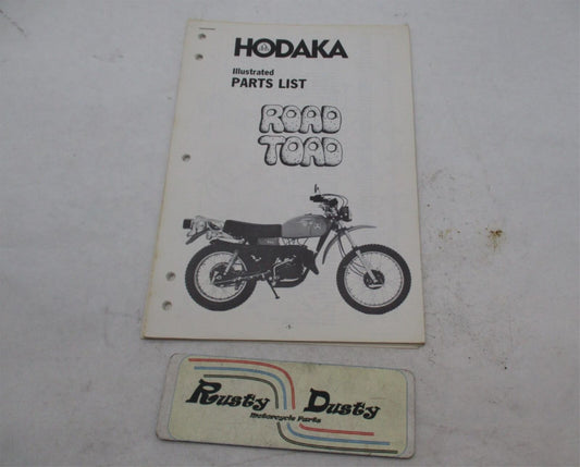 Vintage Hodaka Road Toad Illustrated Parts List Manual Book