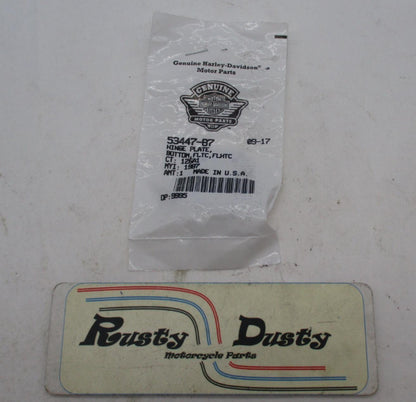 Harley Davidson Genuine NOS FLTC FLHTC Bottom Hinge Plate 53447-87