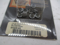 Pack of 10 Harley Genuine NOS 1/4" Allen Hole Plugs Pewter w/ Logo 94528-95