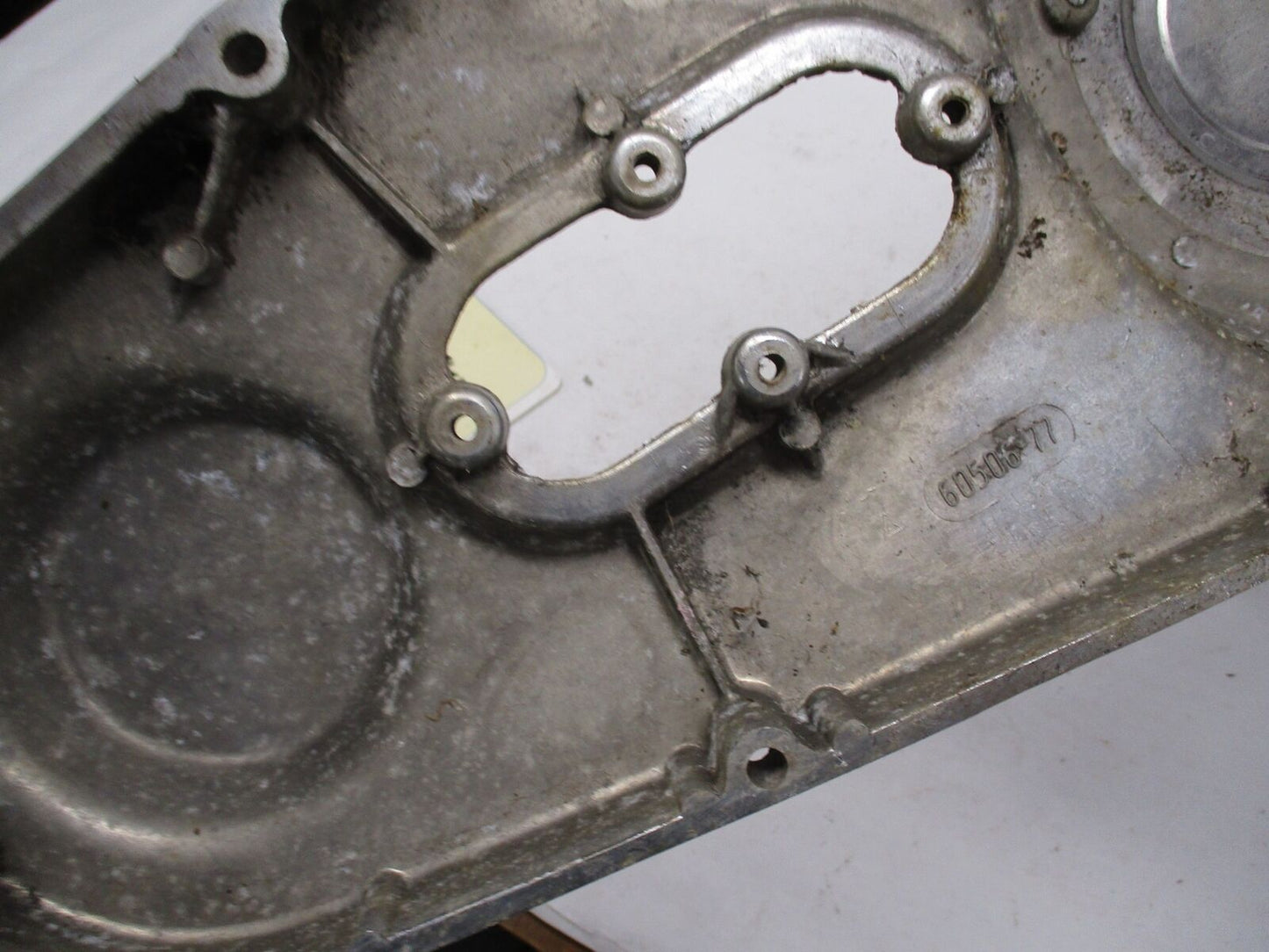 Harley Shovelhead Primary Cover 60506-77 w/ 80 Cubic Inch 3 hole Derby Cover