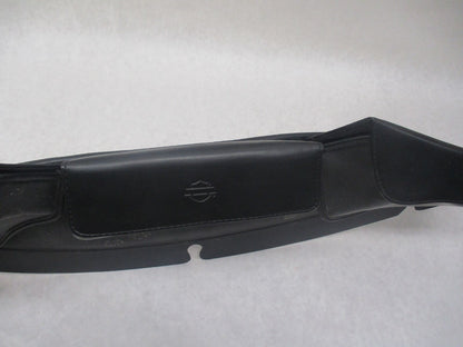 Harley 2014-22 Genuine Leather 3 Pocket Batwing Windshield Fairing Pouch