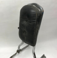 19" Tall Harley Chopper Shovelhead Ironhead Sissy Bar Backrest w/ Mount & Pad