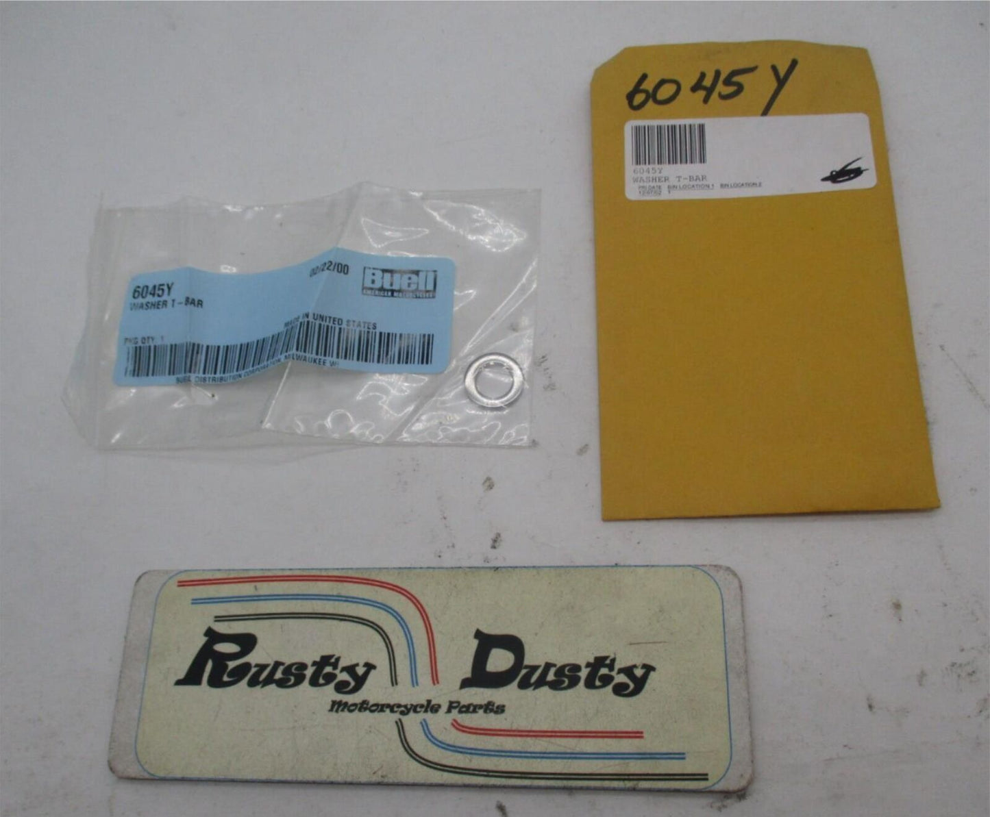 Harley Davidson Buell Genuine NOS T-Bar Washer 6045Y