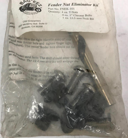 Harley Bag-eez Fender Nut Eliminator Kit FNEK-101