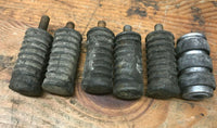 lot of (6) Vintage Harley Davidson Rubber Toe Shift Pad Peg