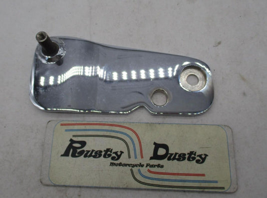 Drag Specialties Chrome Heel Toe Shift Backing Plate Bracket DS720330A