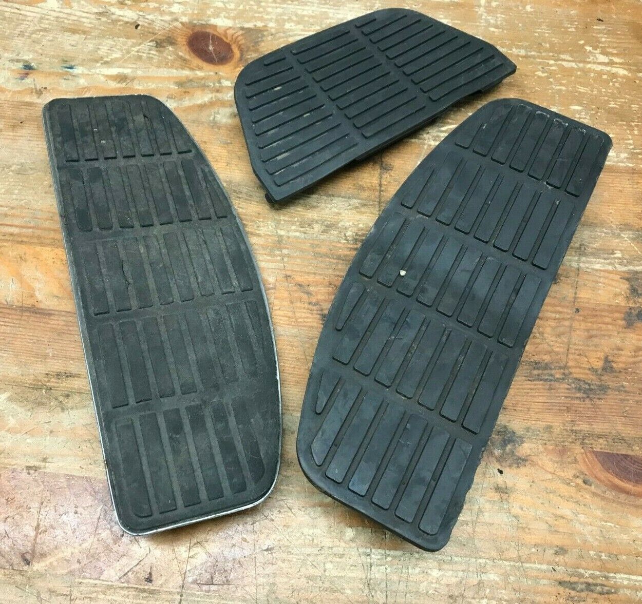 Mixed Lot of (3) Harley Davidson Floorboard Rubber Inserts Pad Footboard