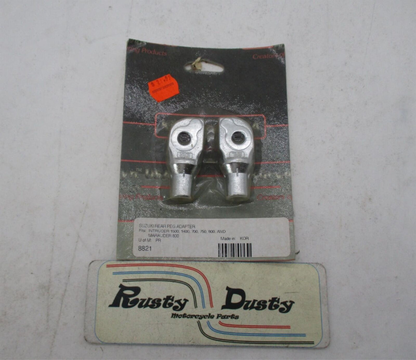Kuryakyn NOS Suzuki Rear Foot Peg Adapter Intruder & Marauder Cruisers 8821