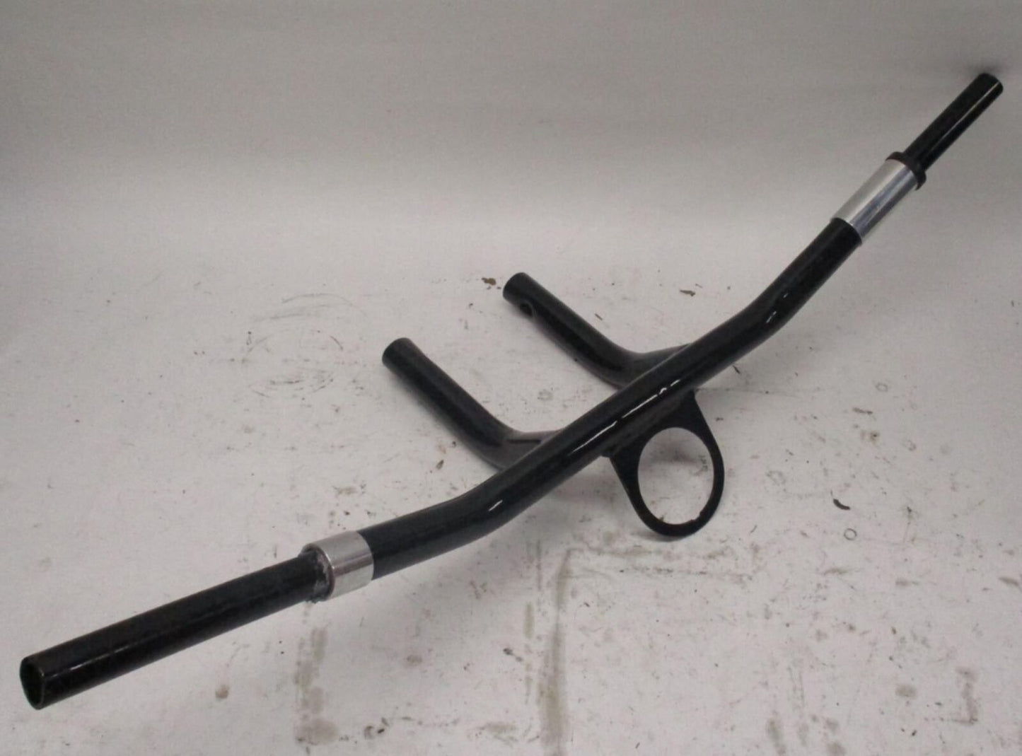 Black Harley Davidson 1-1/8" T-Bars Handlebars w/ Integrated Gauge Mount