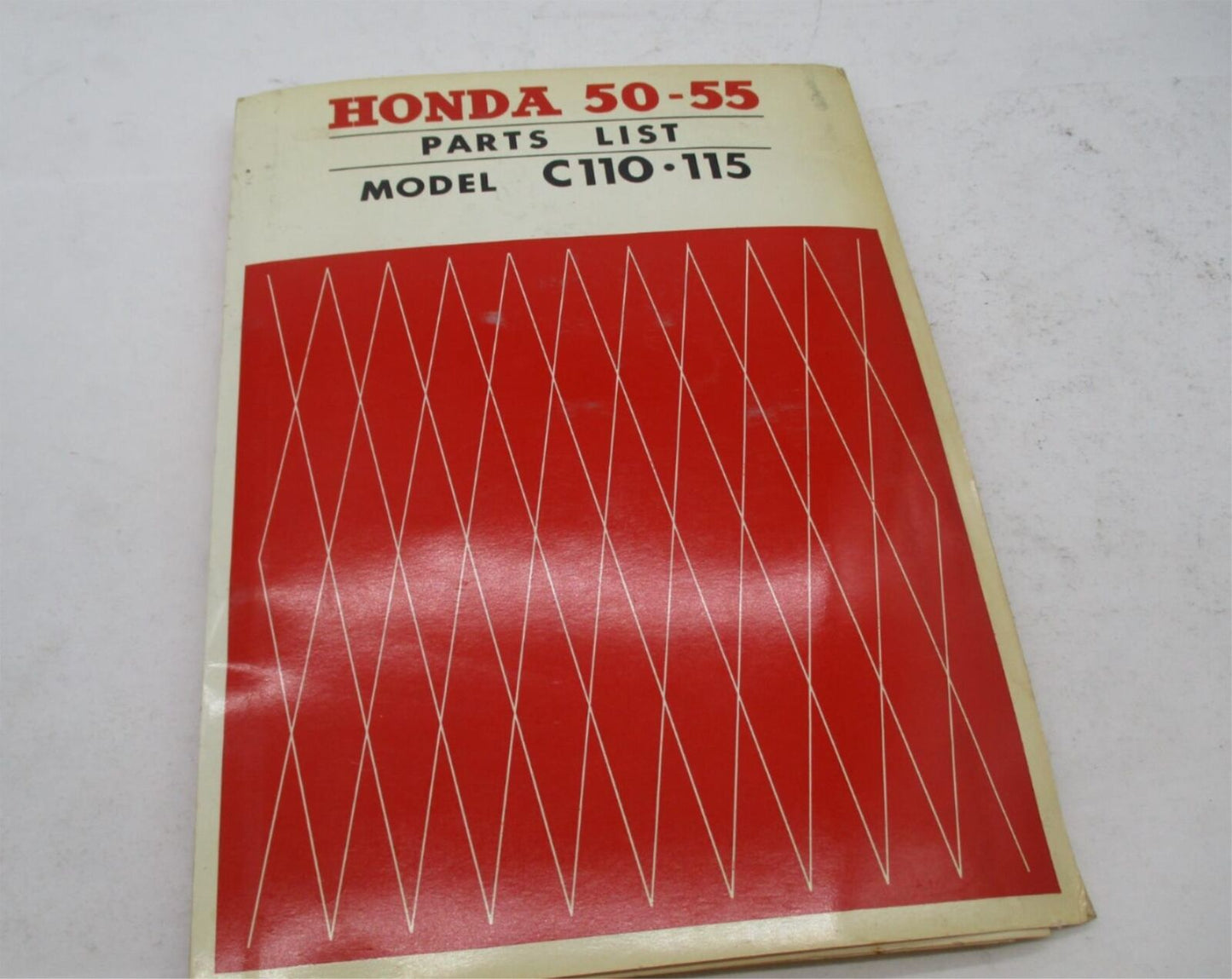 Honda Motor Co. Factory OEM 50-55 C110-115 Parts List Book