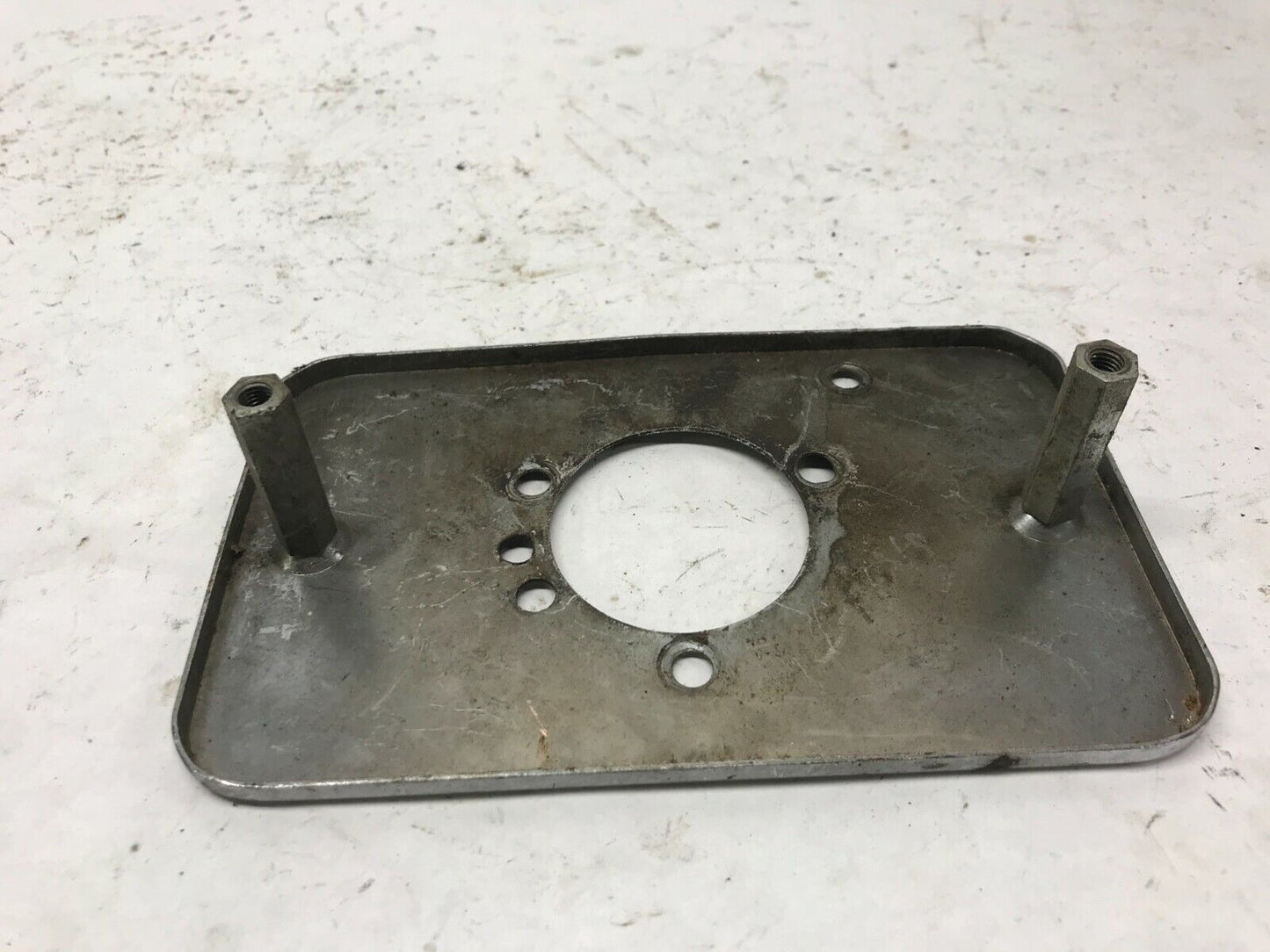 Harley Davidson Air Cleaner Intake Rectangular Back Mounting Plate Chrome