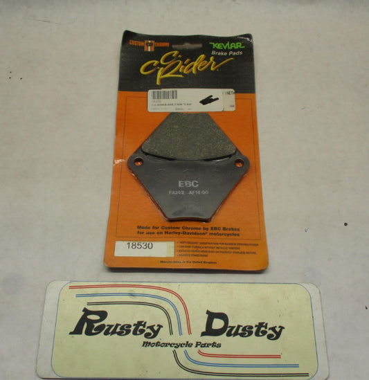 Custom Chrome Harley Davidson Rider Brake Pads 1972-1984 FL FX  18-530
