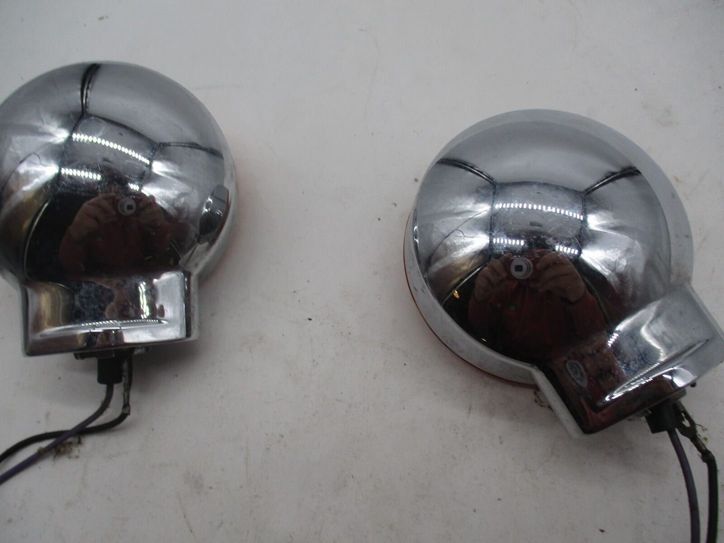 Pair of Harley Davidson Genuine Chrome Touring Turn Signals Electra Glide Road