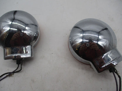 Pair of Harley Davidson Genuine Chrome Touring Turn Signals Electra Glide Road