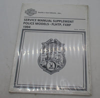 Harley Davidson NOS FLHTP FXRP Police Service Repair Manual Supplement 99483-94S