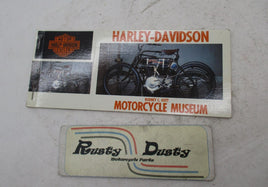 Harley Davidson Rodney C. Gott Postcard Motorcycle Museum Book Souvenier