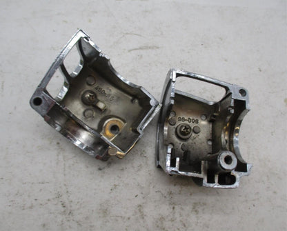 Harley Davidson Left Side Chrome Handlebar Switch Housing Top & Bottom