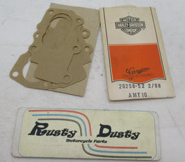 Lot of (3) Harley-Davidson Genuine NOS Oil Pump Outer Cover Gaskets 26258-52