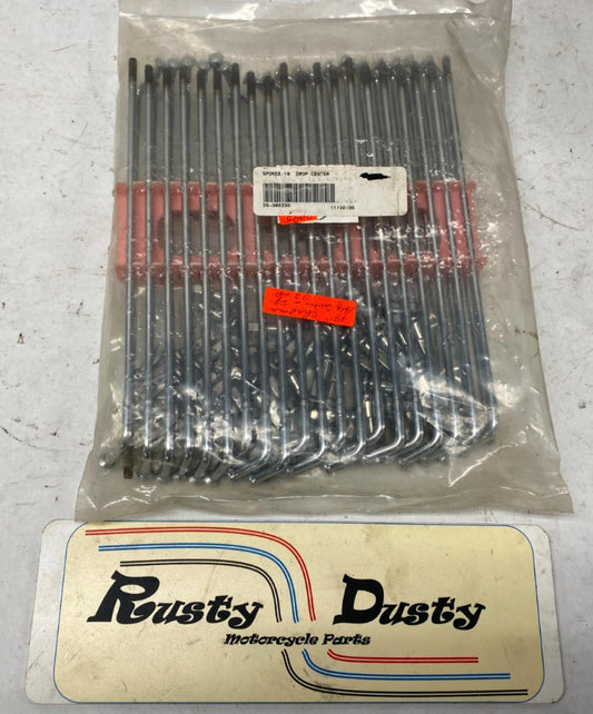 Harley Davidson Drag Specialties Chrome 19" Drop Center Wheel Spokes DS-380230