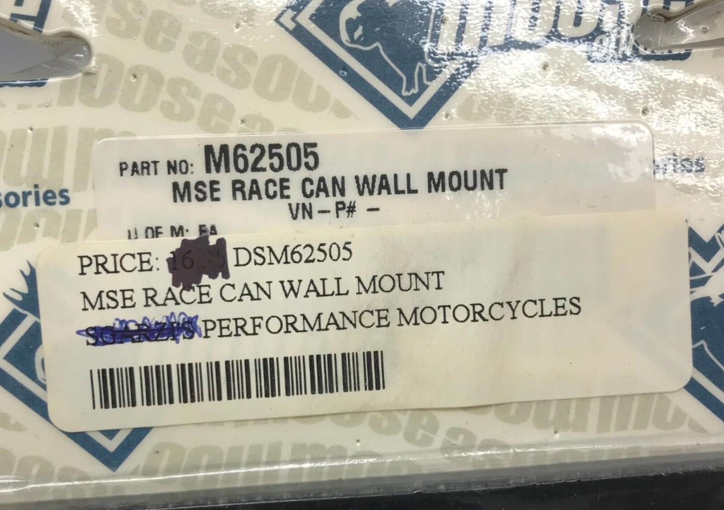 Moose Off Road MSE Race Fuel Can Wall Mount Bracket M62505