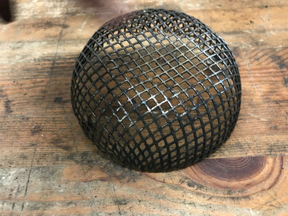 Chrome Round Mesh Air Cleaner Keihin Bendix Butterfly Carburetor Cover 6" inch