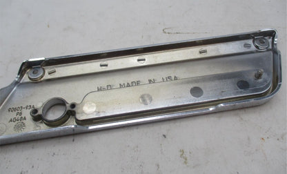 Harley Davidson Genuine Left Chrome Saddlebag Latch Hinge Face Plate 90603-93A