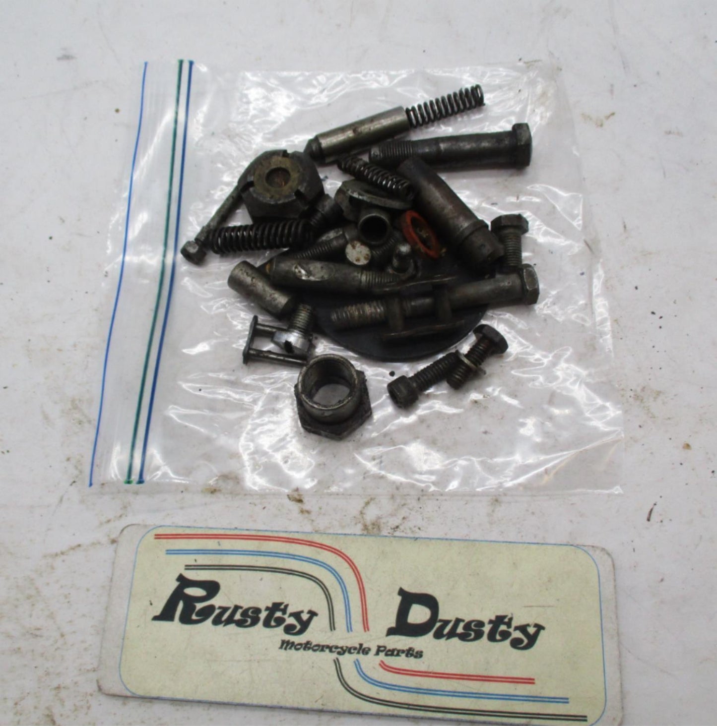 Mixed Lot of Vintage AJS Matchless Motorcycle Hardware