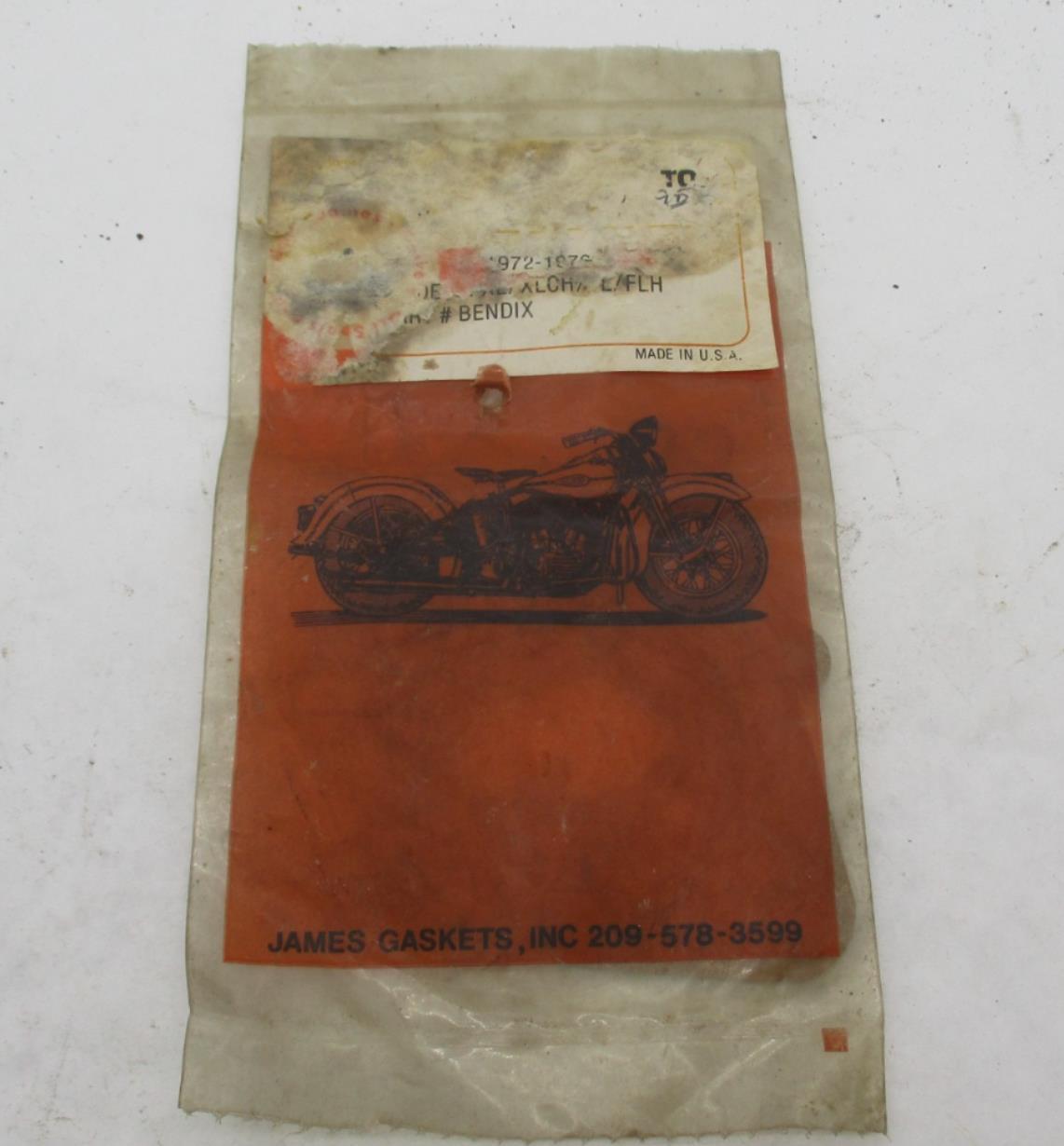 James Gasket Harley Sportster XLH XLCH Bendix Carb Gasket Kit