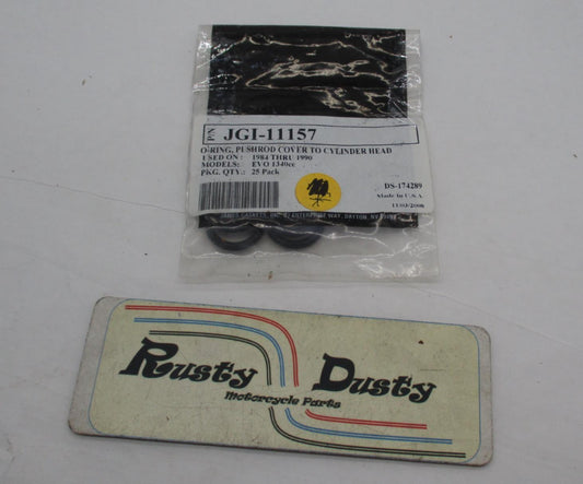 Lot of 4 Harley James Gaskets Push Rod Cover To Cylinder Head O-Rings JGI-11157