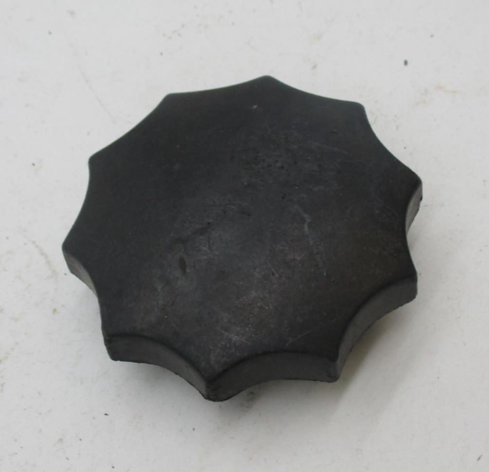 Vintage Motorcycle Enduro Trials Scrmabler Gas Fuel Tank Cap Cover Black