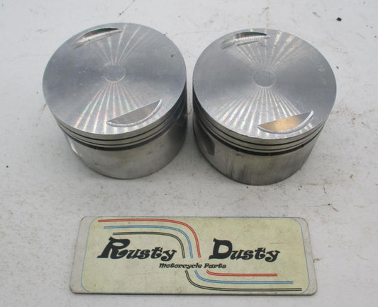 Pair of Harley Davidson S&S Cycle High Performance Over Sized Pistons 1900 4458