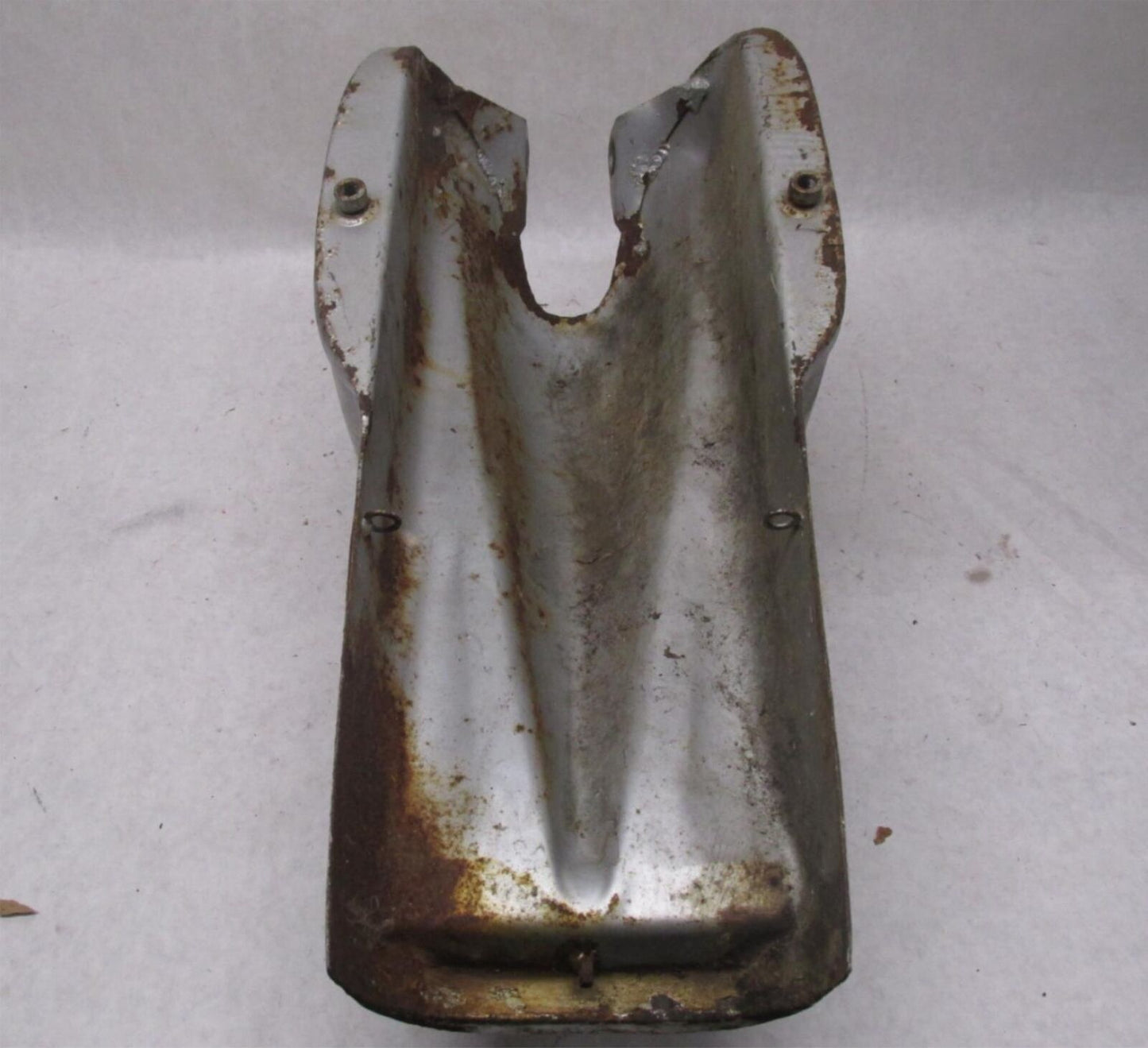 Vintage Italian Made in Itlay Silver Cafe Racer Motorcycle Gas Tank Gilera ?