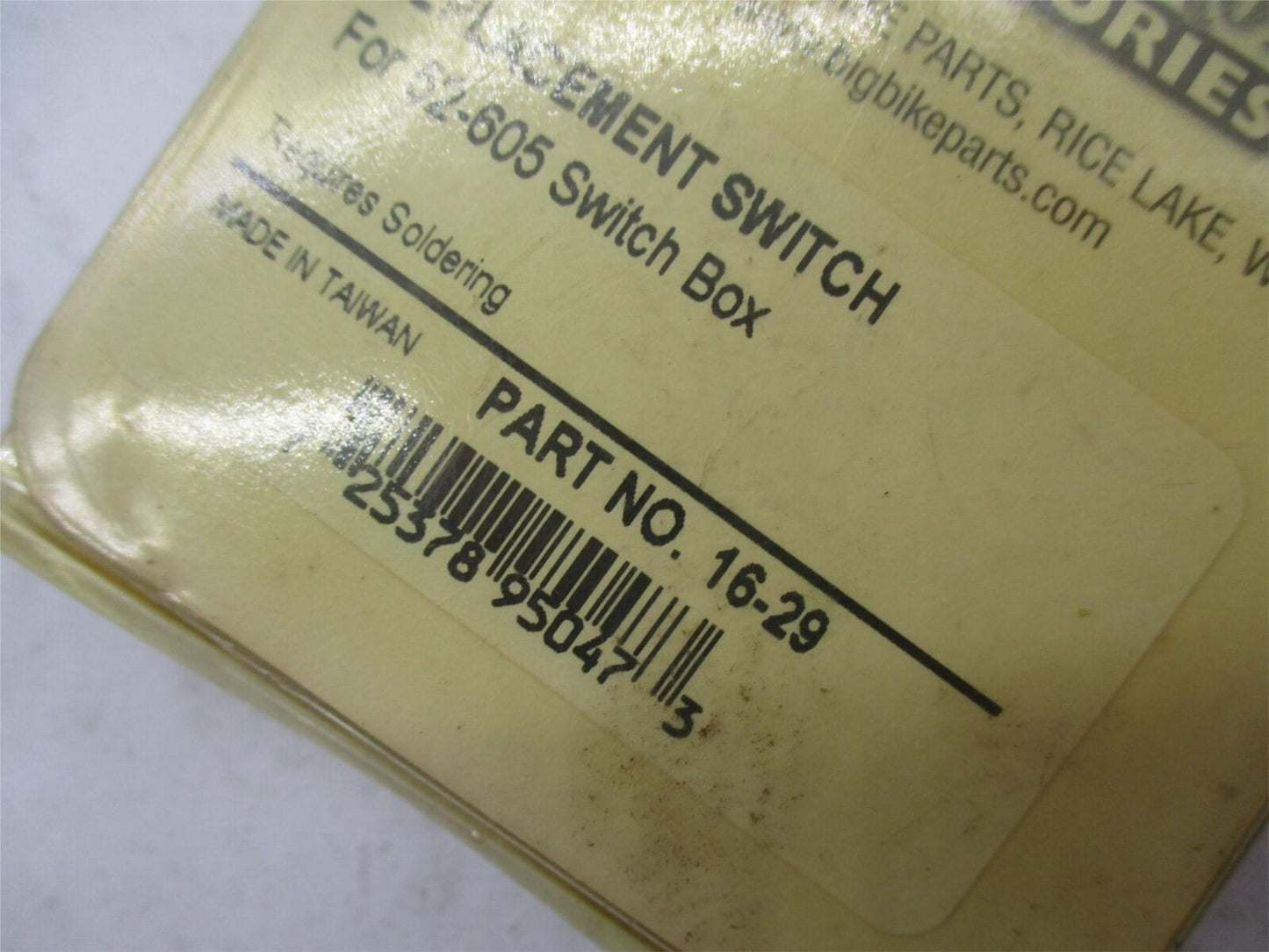 Show Chrome Replacement Switch 16-29 NEW 6A @ 125V for 52-605